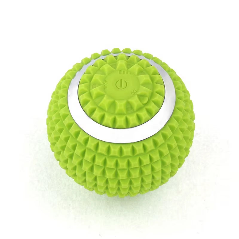 Electric Massage Ball 4-Speed Vibrating Massage Ball USB Rechargeable Massage Roller Training Yoga Fitness Foam Roller