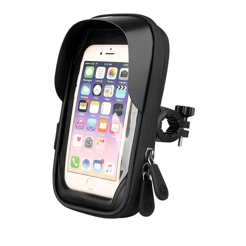 Waterproof 360° Rotation Bicycle Motorcycle Front Frame Phone Holder Easy  Navigation Smartphone Bracket for All Phones
