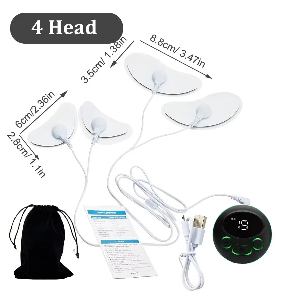 New EMS Facial Massager Low-Frequency Pulse Crescent Shaped Beauty Device V-Shaped Facial Wrinkle Removal Facial Muscles