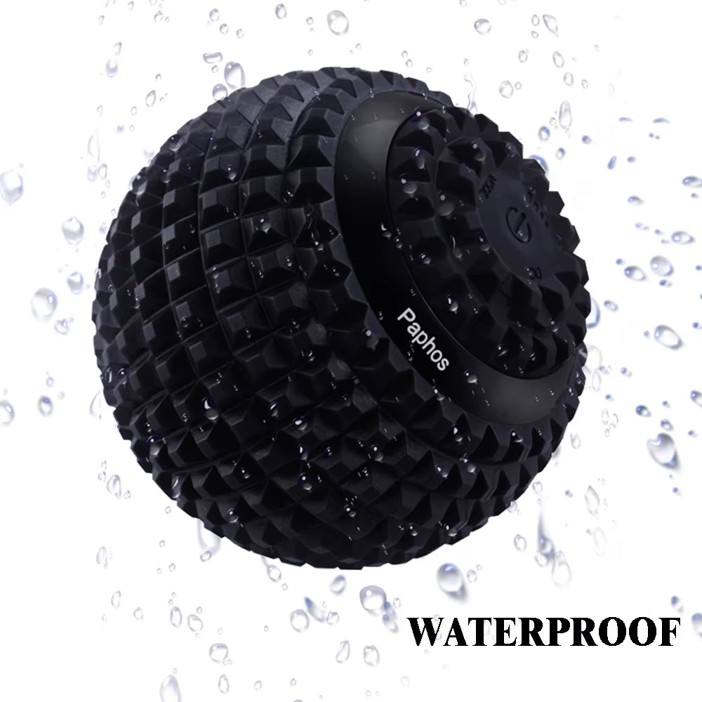 Electric Massage Ball 4-Speed Vibrating Massage Ball USB Rechargeable Massage Roller Training Yoga Fitness Foam Roller