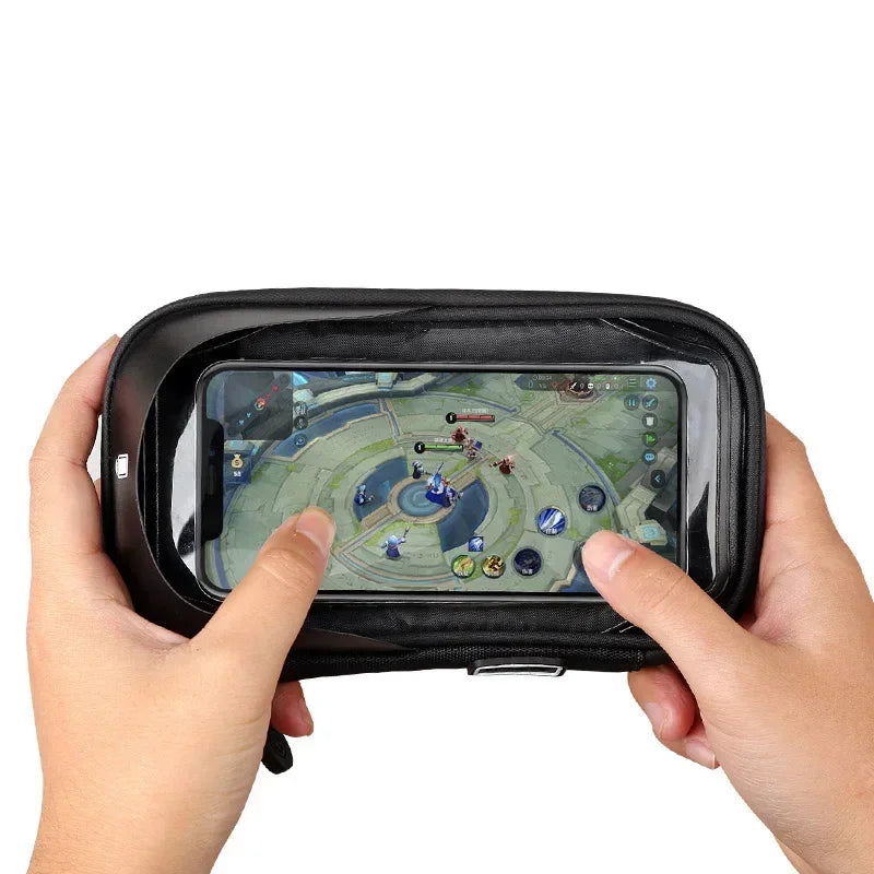 Waterproof 360° Rotation Bicycle Motorcycle Front Frame Phone Holder Easy  Navigation Smartphone Bracket for All Phones