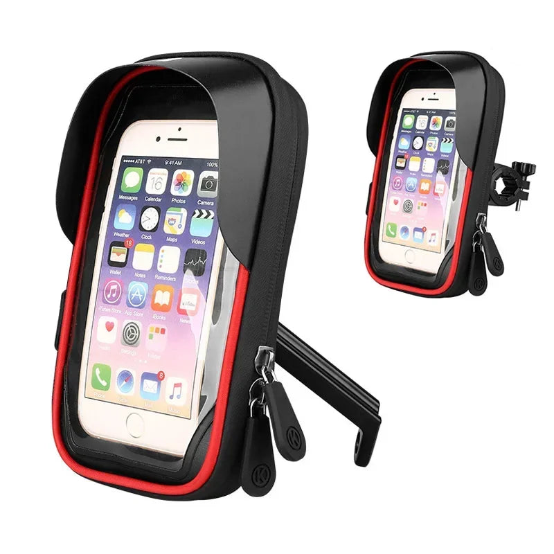 Waterproof 360° Rotation Bicycle Motorcycle Front Frame Phone Holder Easy  Navigation Smartphone Bracket for All Phones