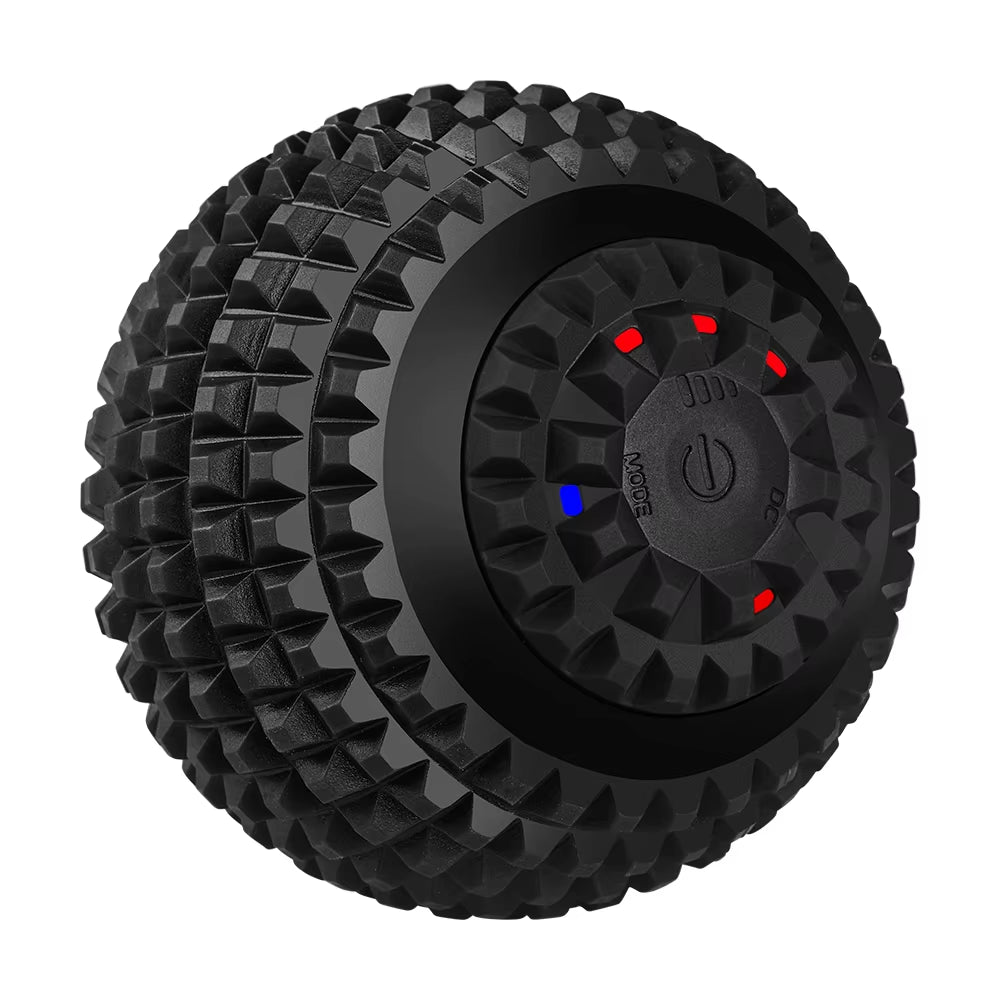 Electric Massage Ball 4-Speed Vibrating Massage Ball USB Rechargeable Massage Roller Training Yoga Fitness Foam Roller