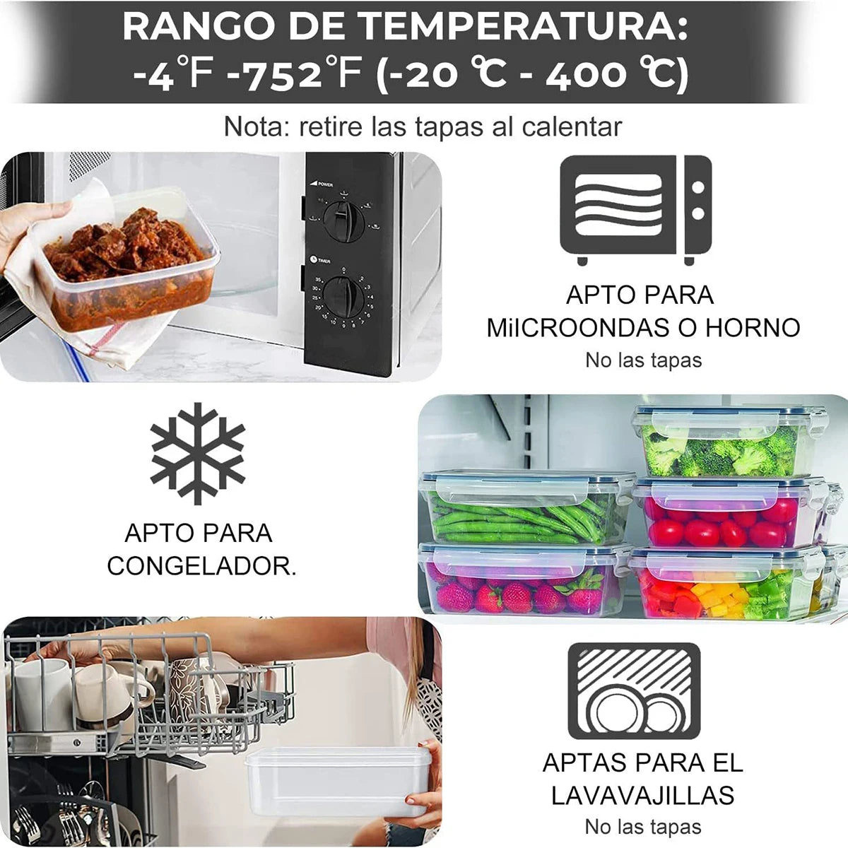 16-Piece Food Storage Container Set, Airtight Plastic Containers for Pantry and Kitchen Organization - Bpa-Free Lunch Containers
