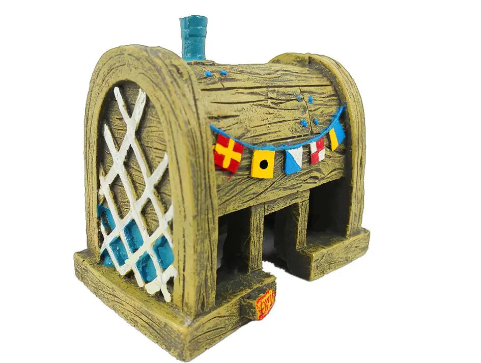 Aquarium Decor, SpongeBob Ornament, Fish Shelter House