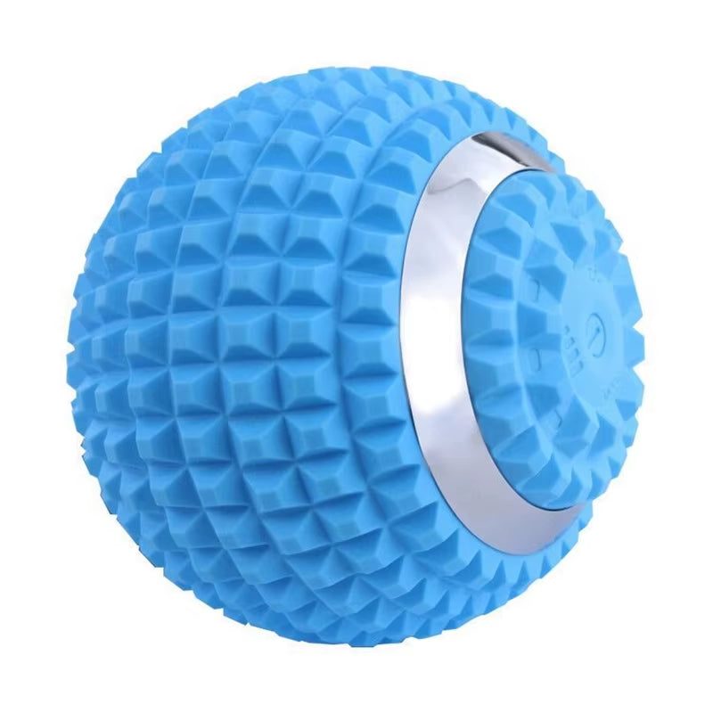 Electric Massage Ball 4-Speed Vibrating Massage Ball USB Rechargeable Massage Roller Training Yoga Fitness Foam Roller