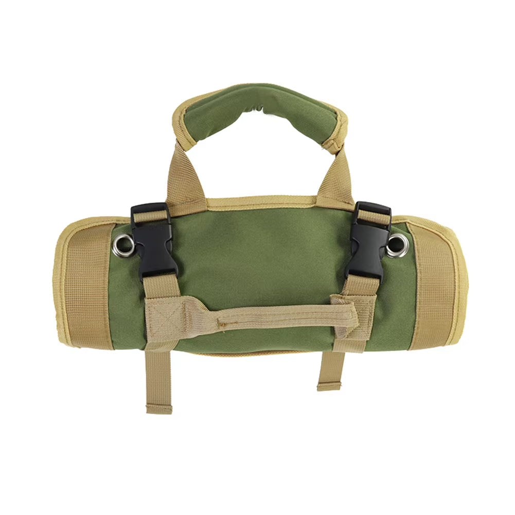 Multi-Purpose Tool Bag Roll up Portable Electrician Bag Multi Pocket Storage Organizer for Mechanic/Motorcycle/Car Hardware Tool