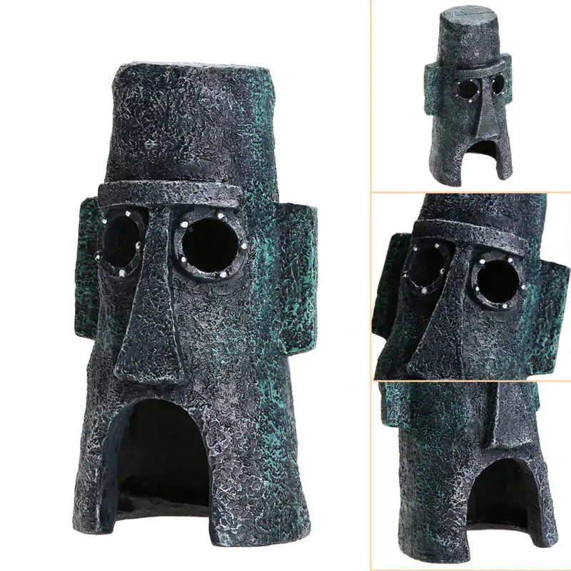 Aquarium Decor, SpongeBob Ornament, Fish Shelter House