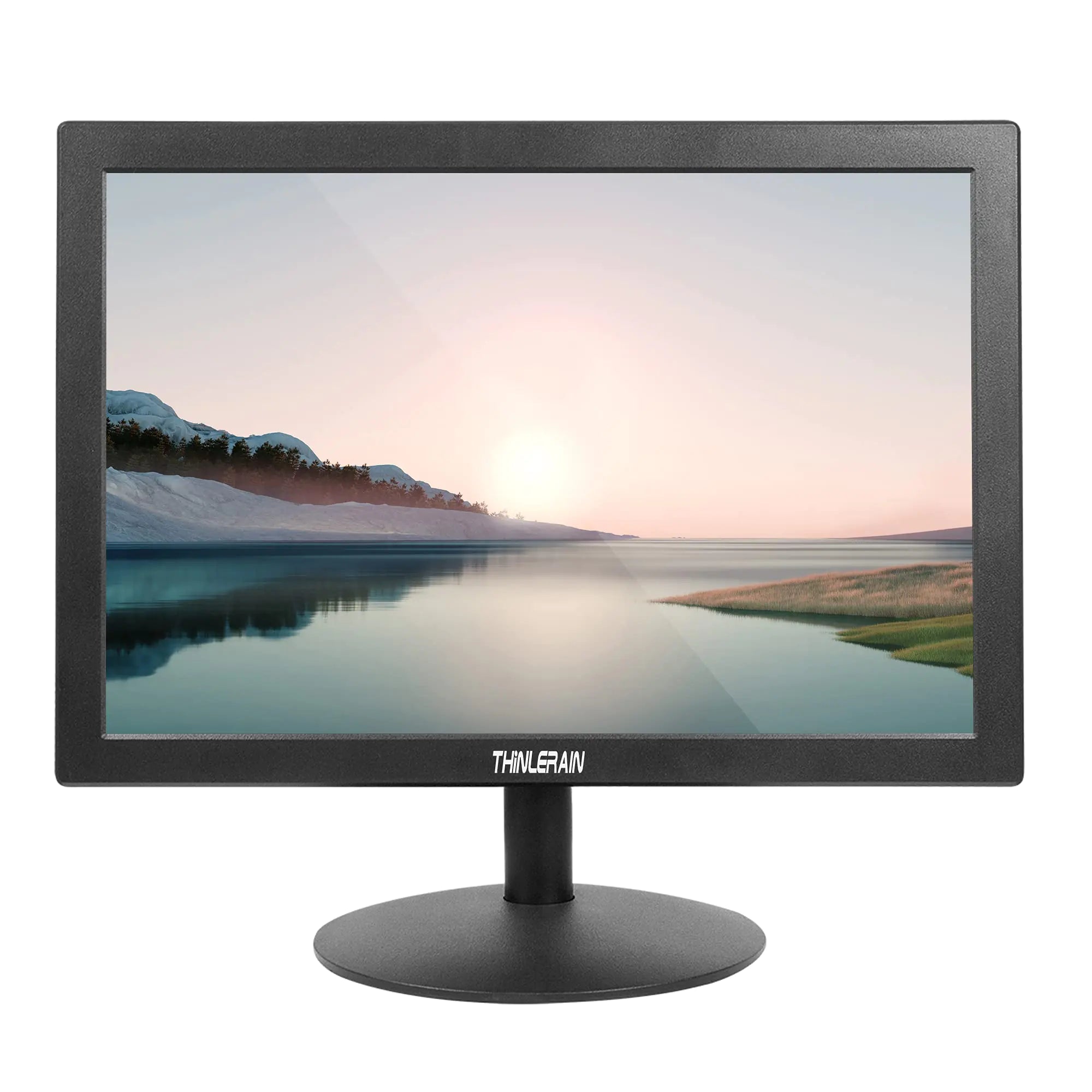 Thinlerain 15 inch PC Monitor Desktop Monitor with 1440×900 Small Monitor with 16:10 LED Monitor TFT Panel 60 Hz 5Ms VGA HDMI Built-in Speakers